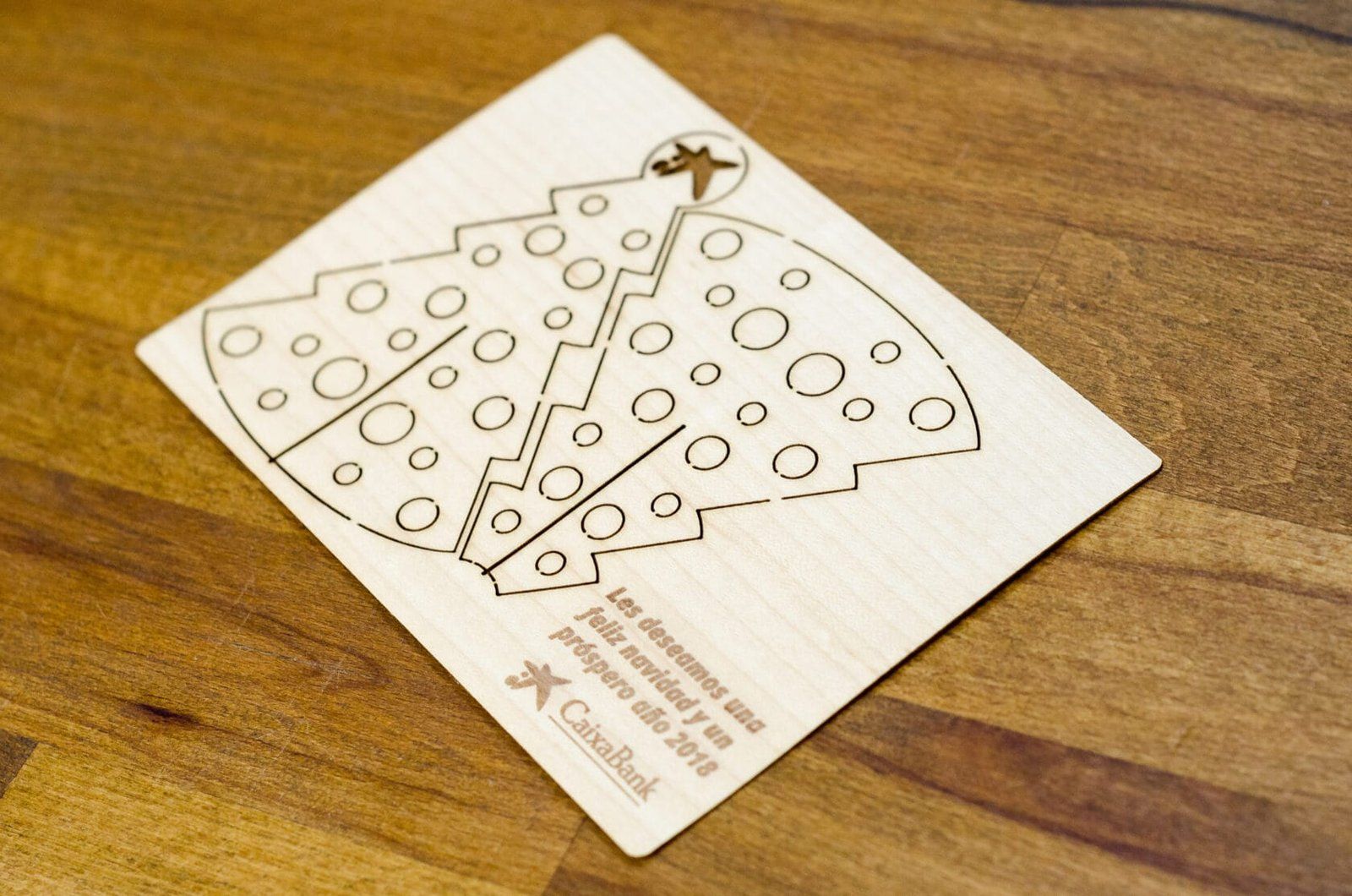Prototipo árbol navidad CAIXABANK, IDEÁTICA Madrid
