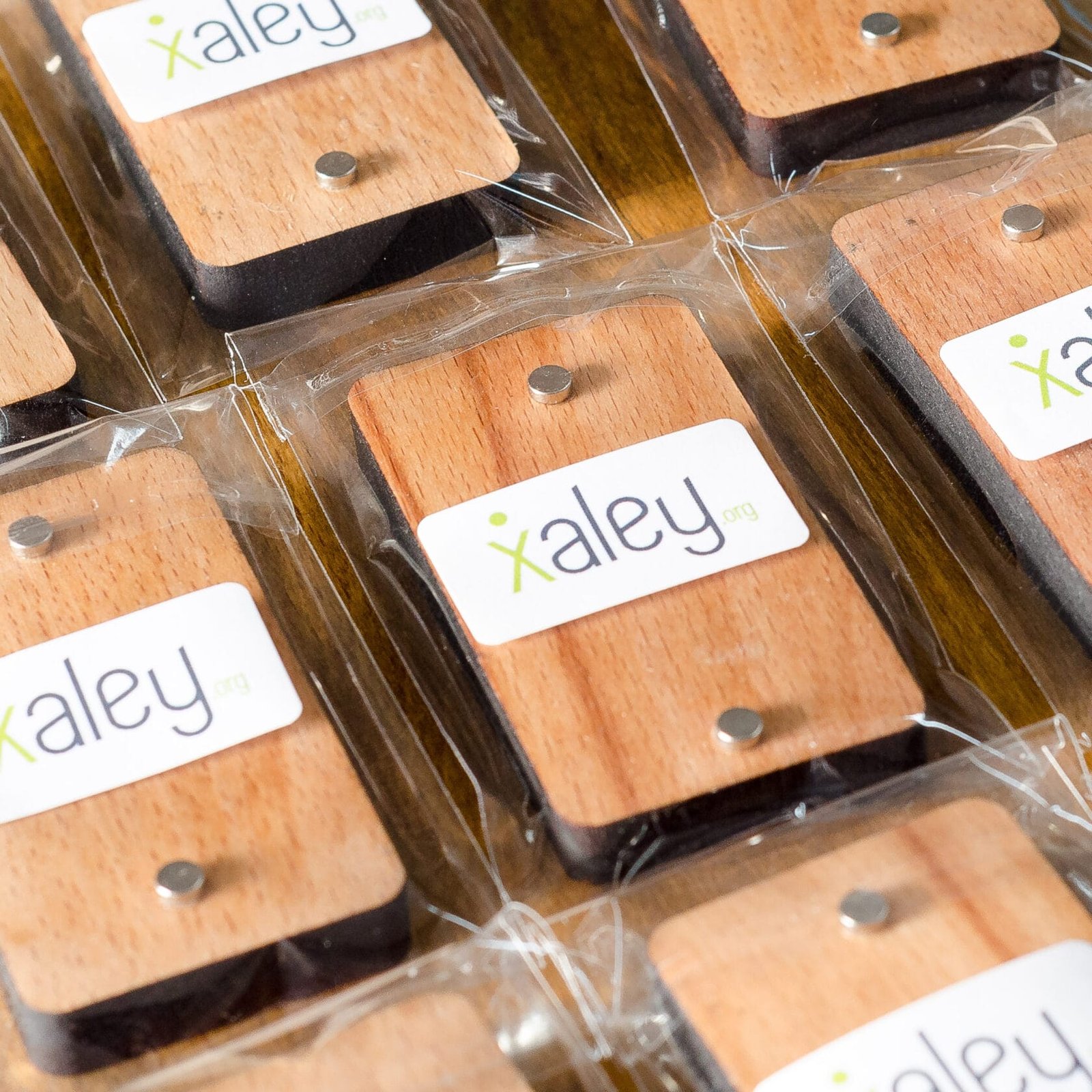 Artículos promocionales para Fundación XALEY, trabajo de IDEÁTICA