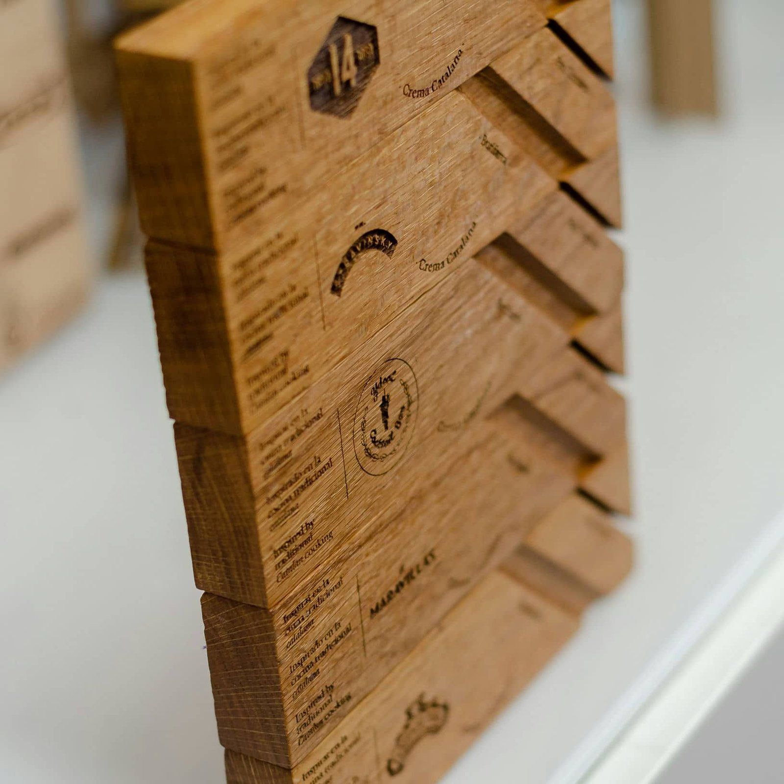 Bandejas de presentación para evento de CARDHU, IDEÁTICA Madrid
