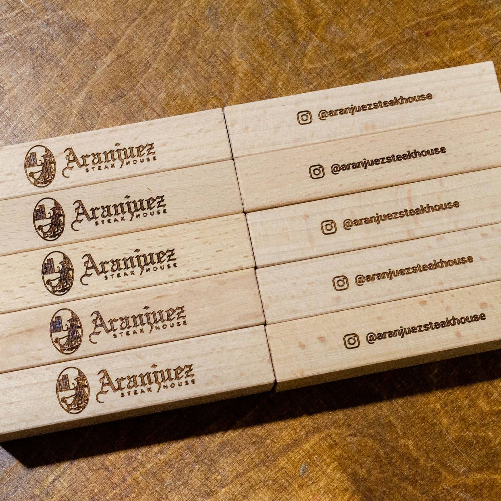 Bases de menú para restaurante ARANJUEZ, IDEÁTICA Madrid