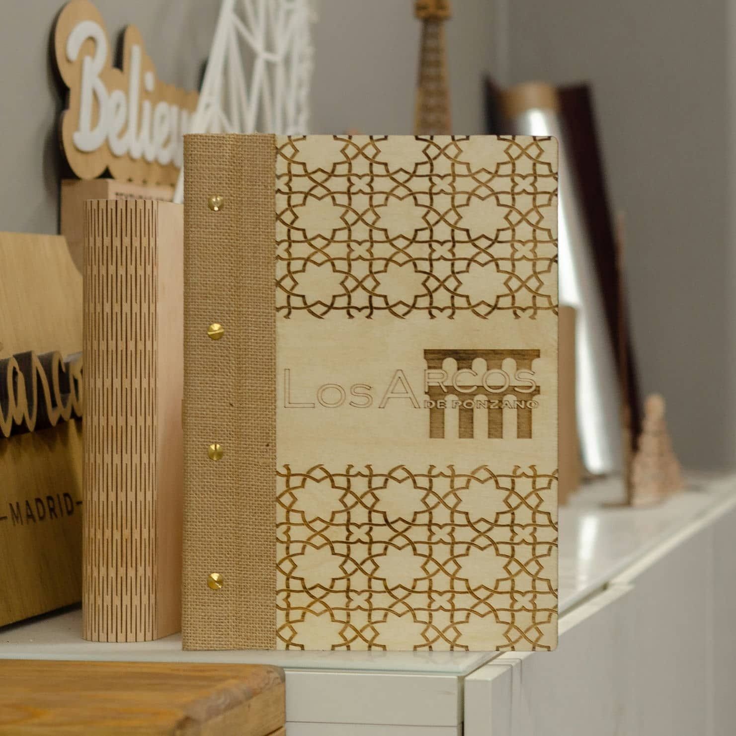Cartas para restaurante LOS ARCOS DE PONZANO, IDEÁTICA Madrid