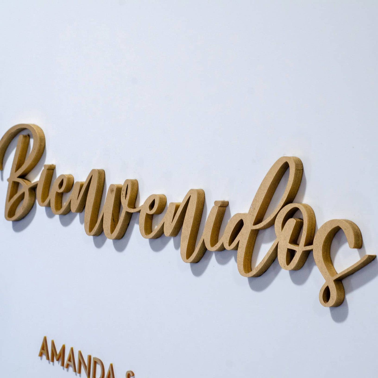 Cartel de bienvenida para boda de cliente particular, IDEÁTICA Madrid