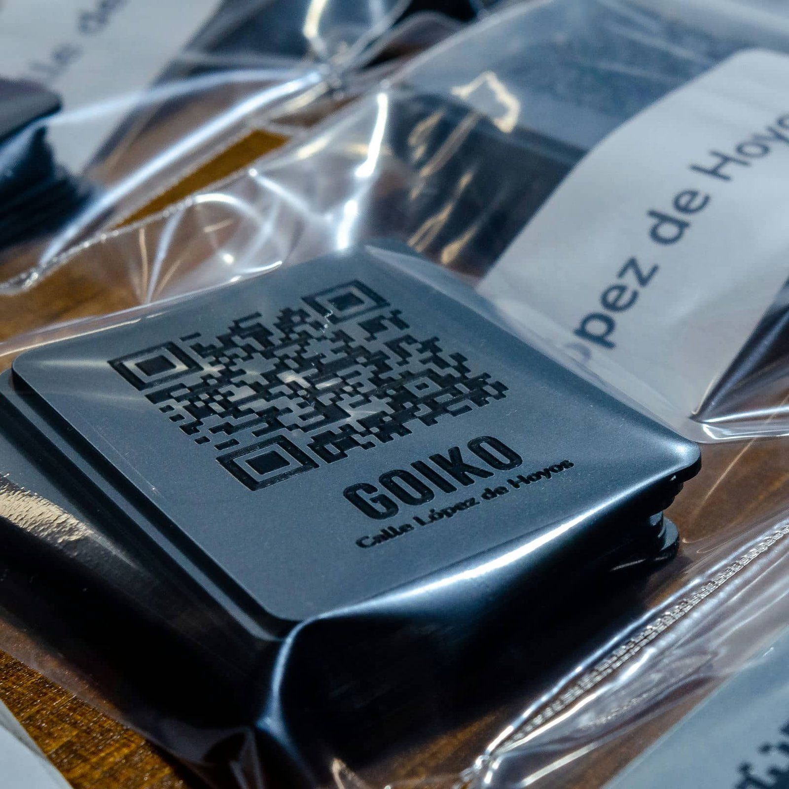 Chapas con QR para GOIKO, IDEÁTICA Madrid