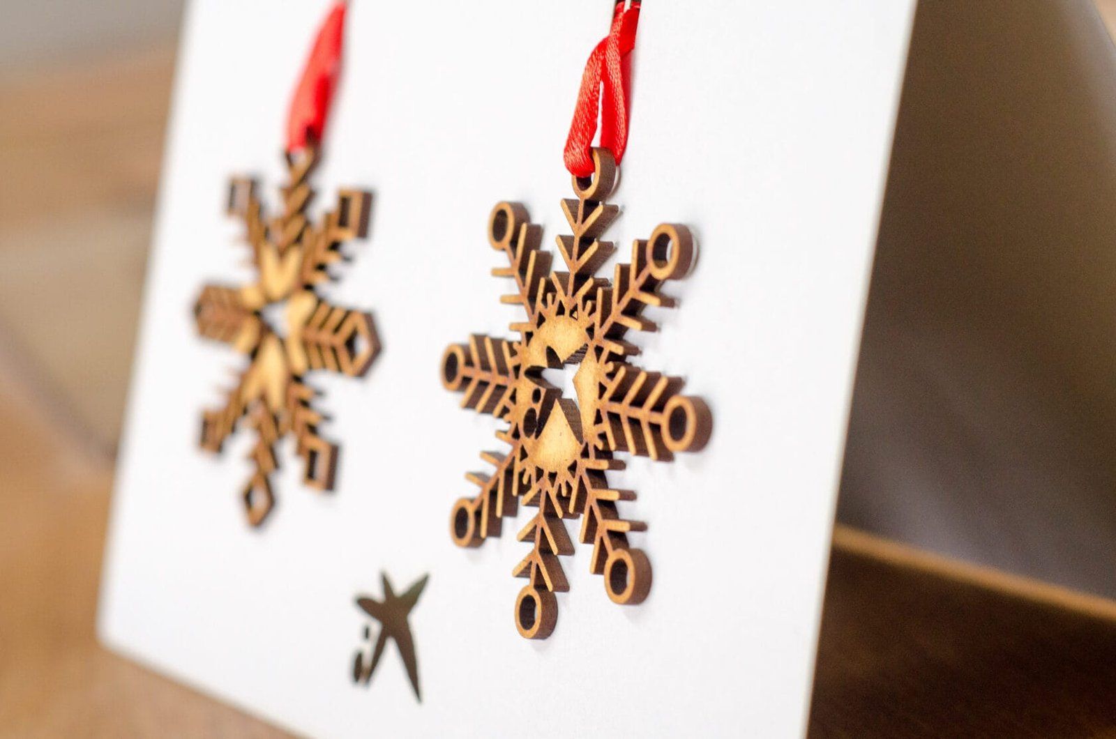 Prototipo ornamentos navideños CAIXABANK, IDEÁTICA Madrid