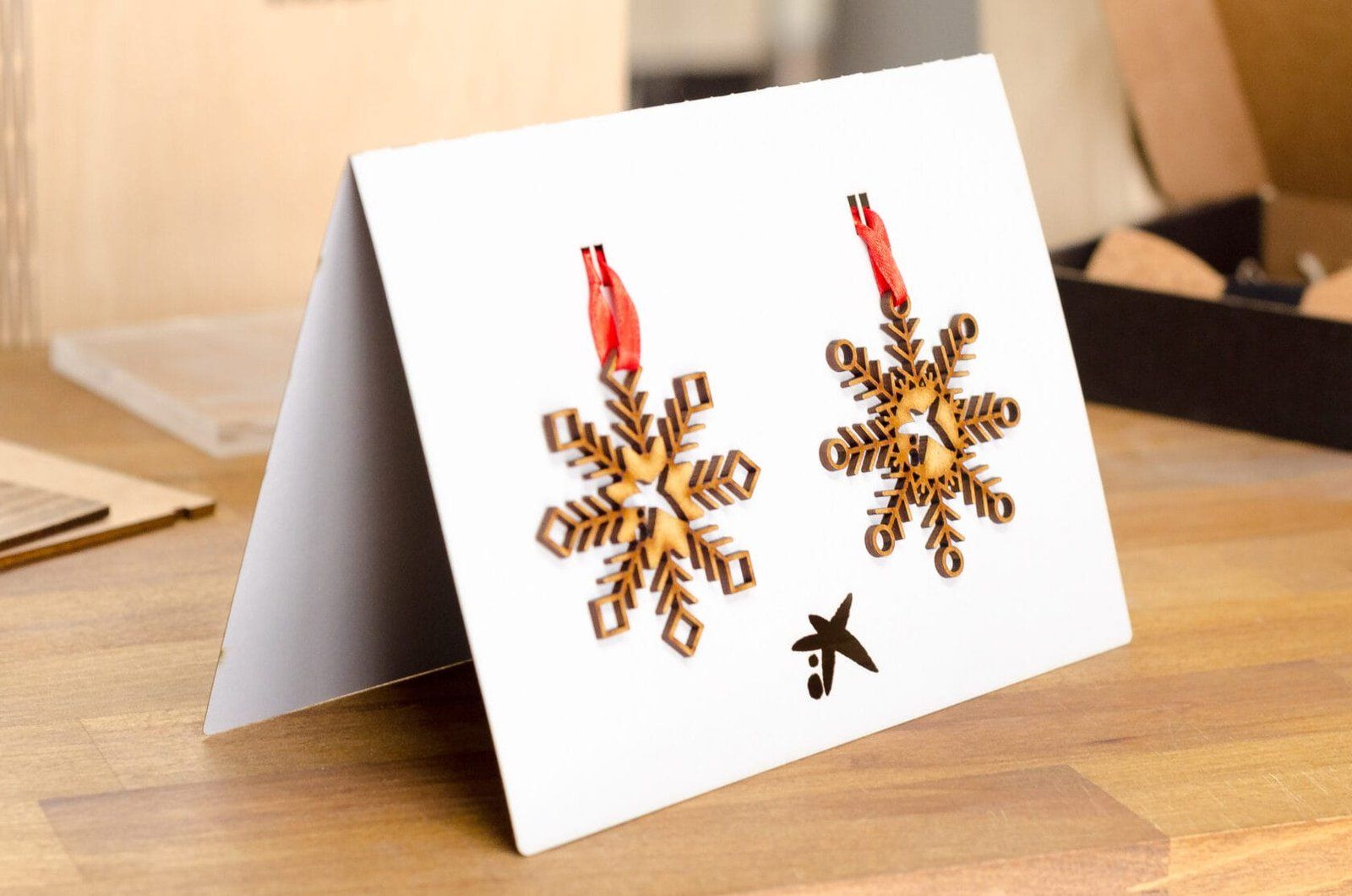 Prototipo ornamentos navideños CAIXABANK, IDEÁTICA Madrid