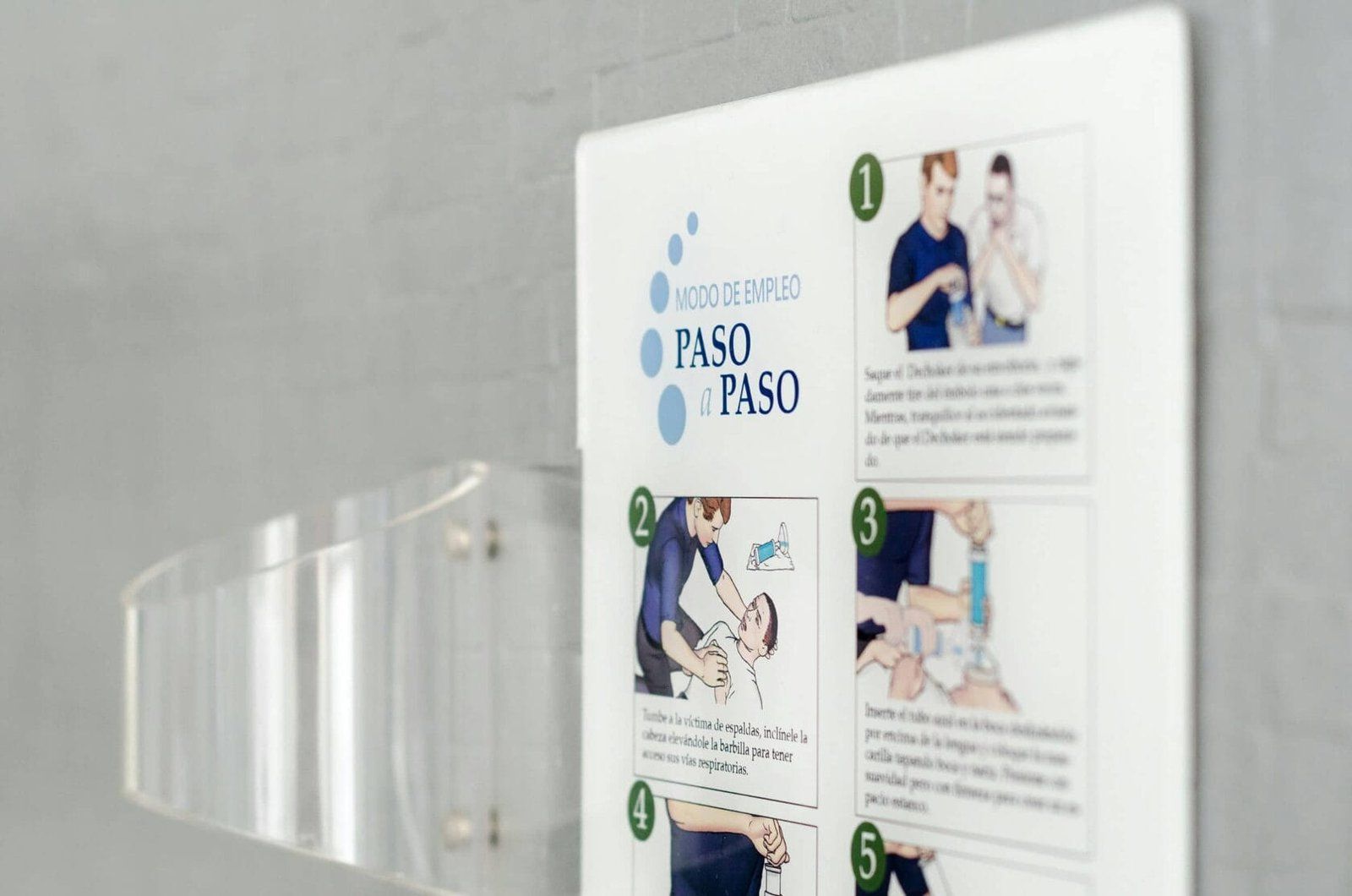 Display para dispositivo médico DECHOCKER, IDEÁTICA Madrid