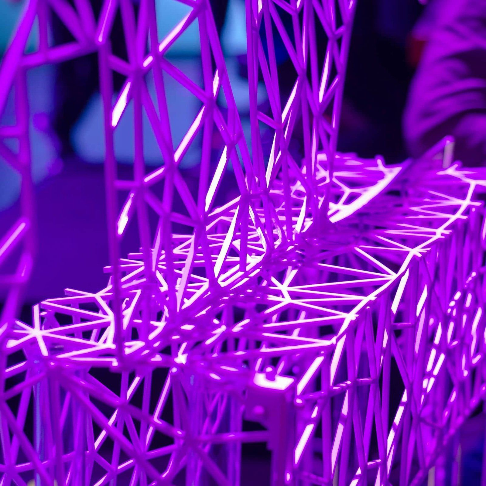 Escultura decorativa Premios ONDAS, IDEÁTICA Madrid