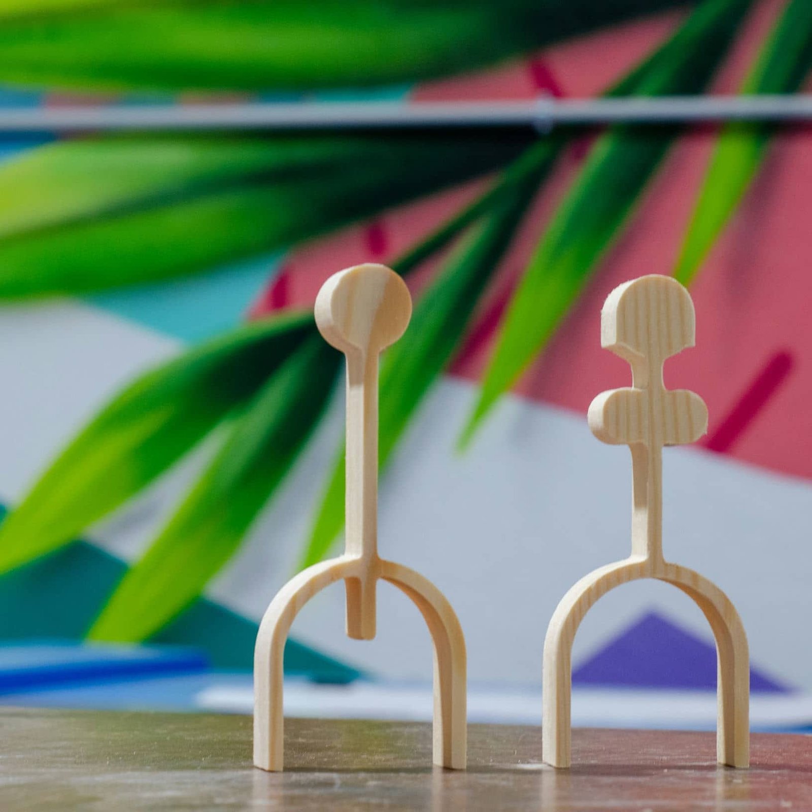 Figuras para baños de restaurante, trabajo de IDEÁTICA