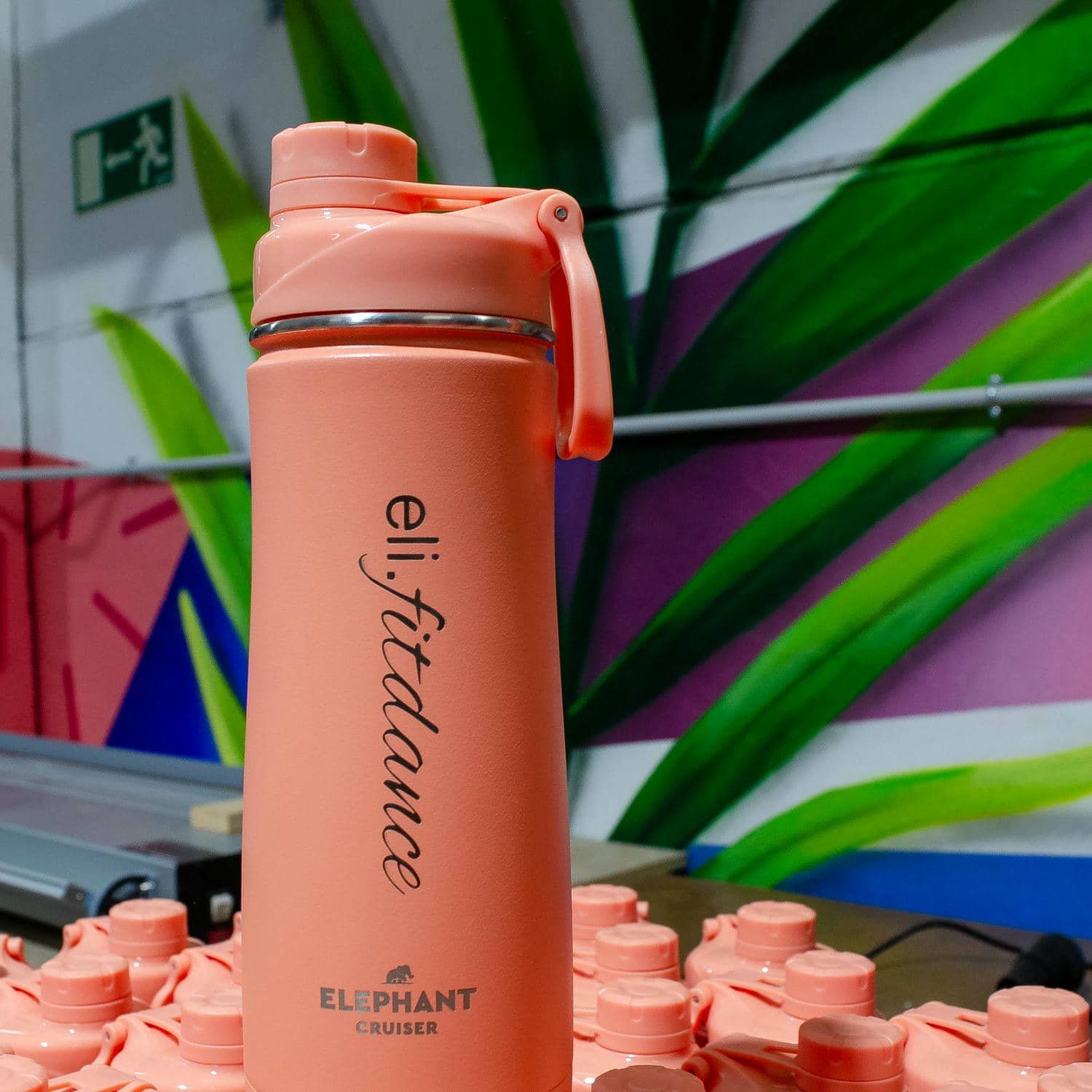 Grabado de botellas para ELI FITDANCE, IDEÁTICA Madrid