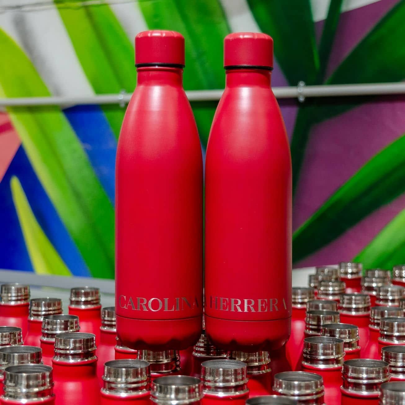 Grabado de botellas para CAROLINA HERRERA, IDEÁTICA Madrid