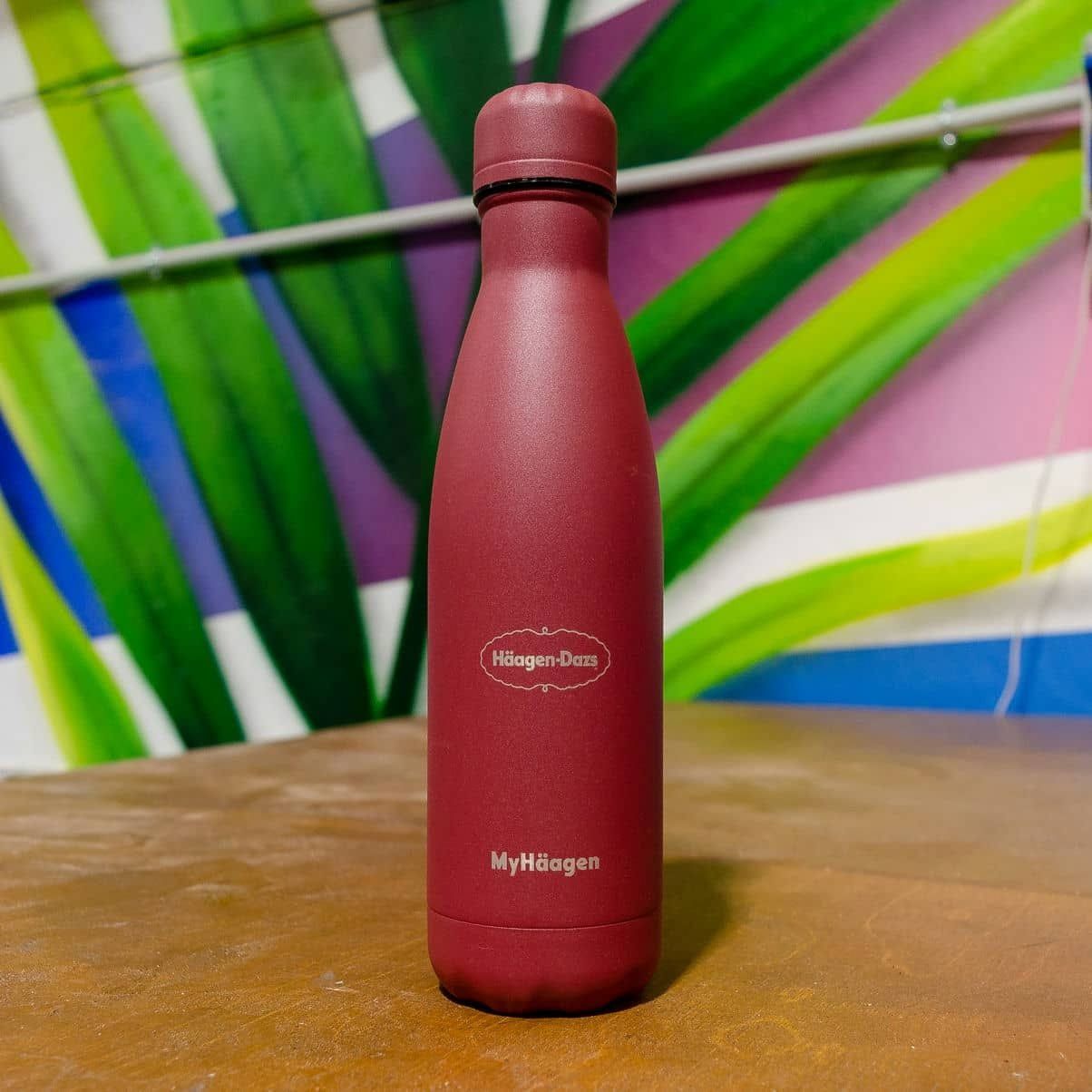 Grabado de botellas térmicas para HÄAGEN-DAZS, IDEÁTICA Madrid