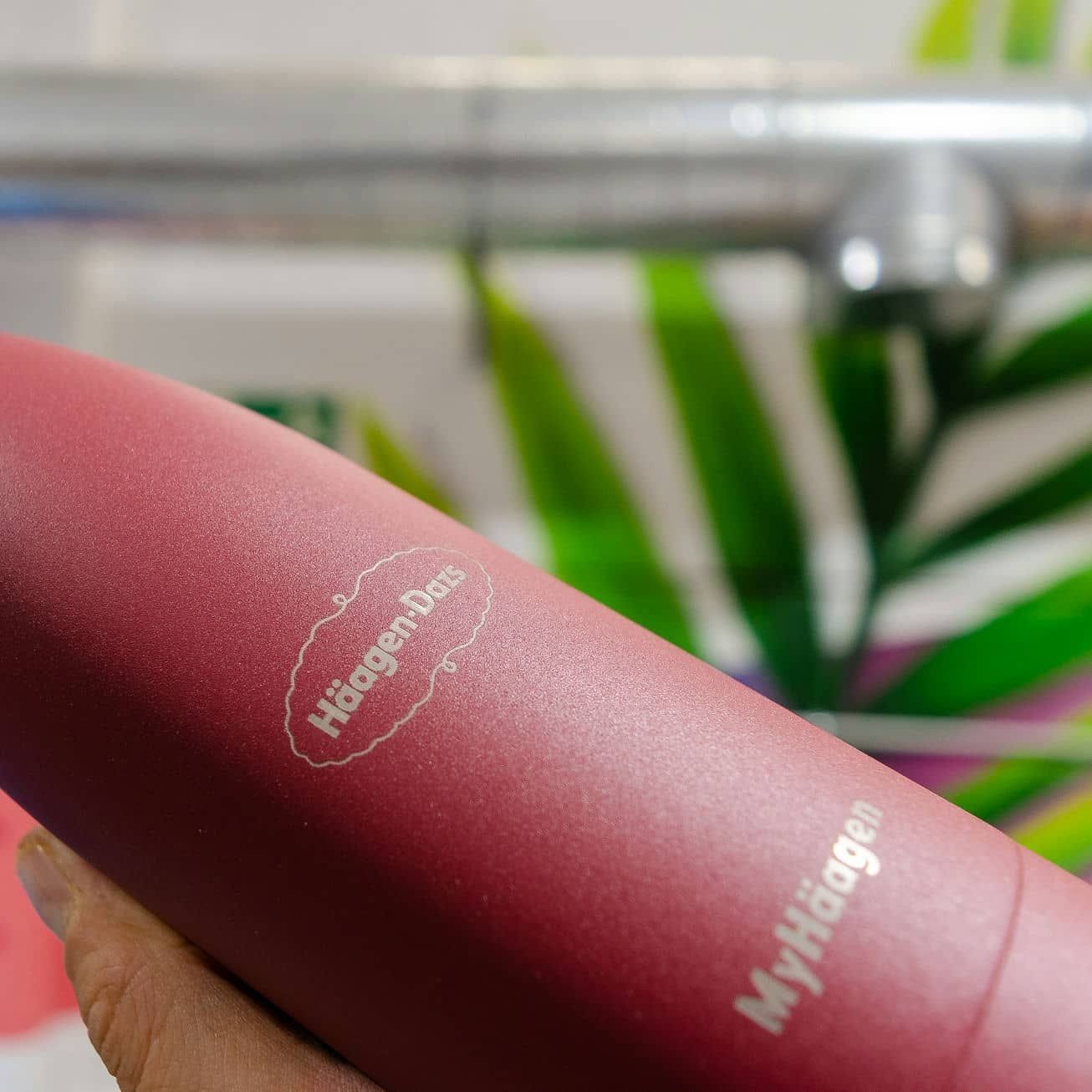 Grabado de botellas térmicas para HÄAGEN-DAZS, IDEÁTICA Madrid
