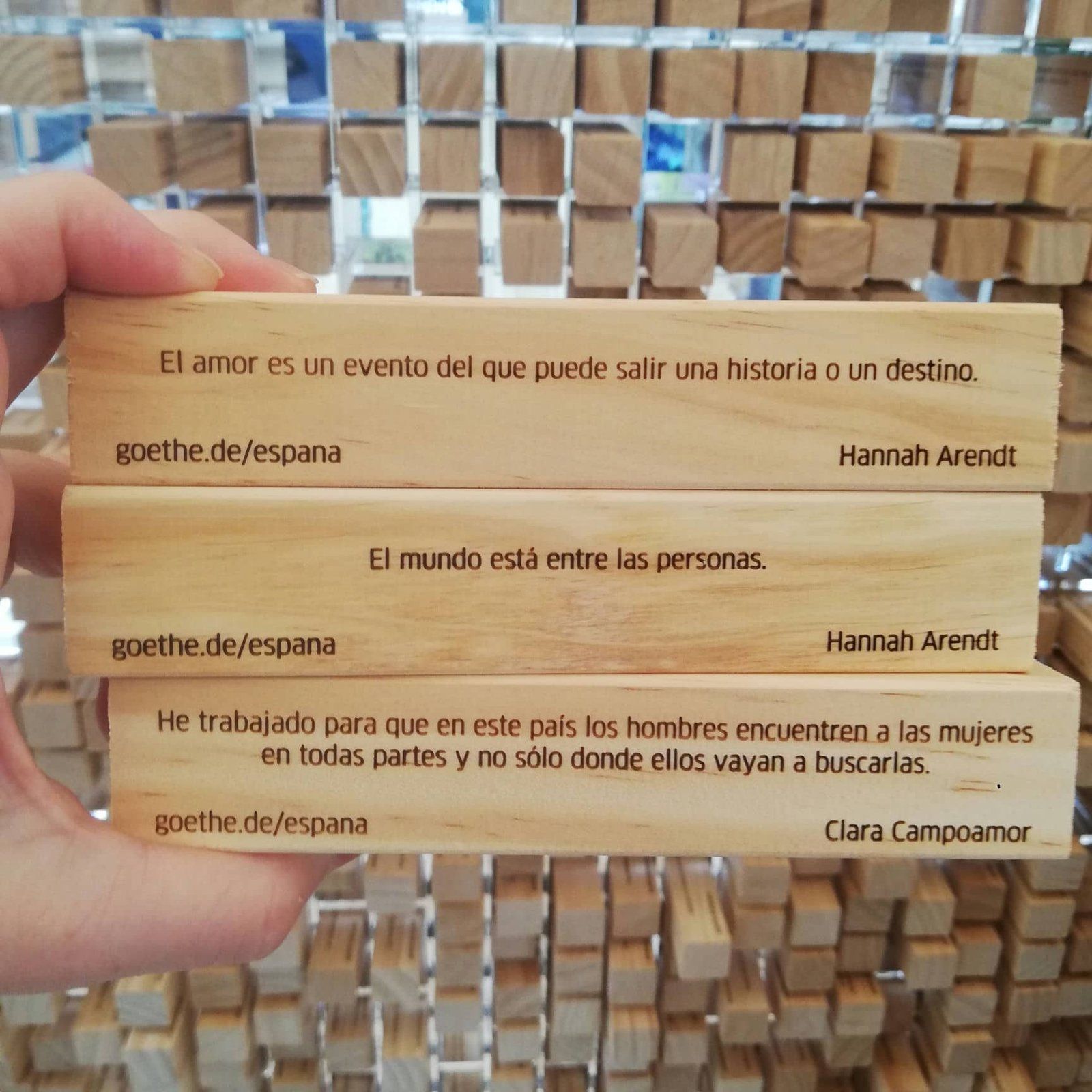 Instalación artística del GOETHE-INSTITUT MADRID, IDEÁTICA Madrid