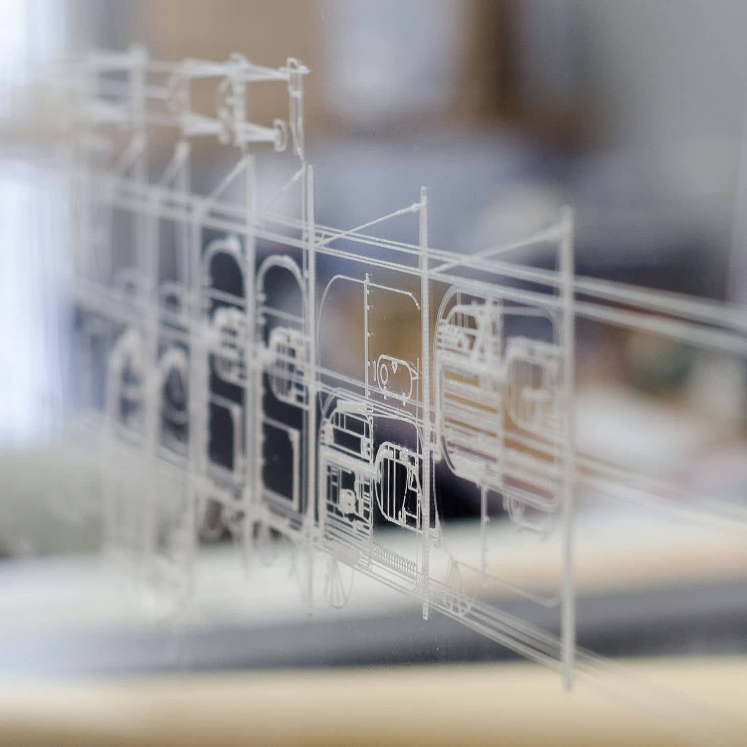 Maqueta de metacrilato, trabajo de IDEÁTICA