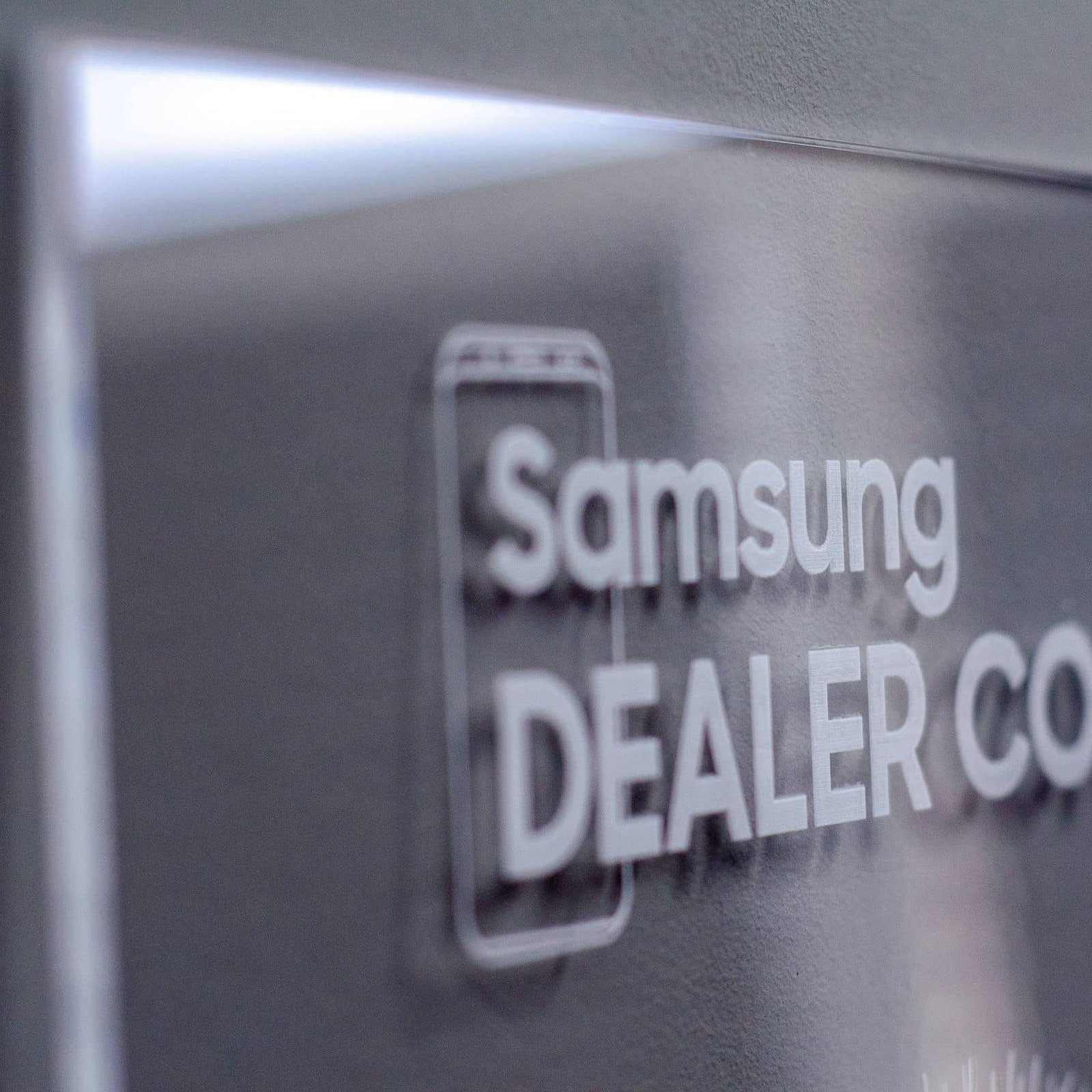 Metacrilato para evento de SAMSUNG, trabajo de IDEÁTICA