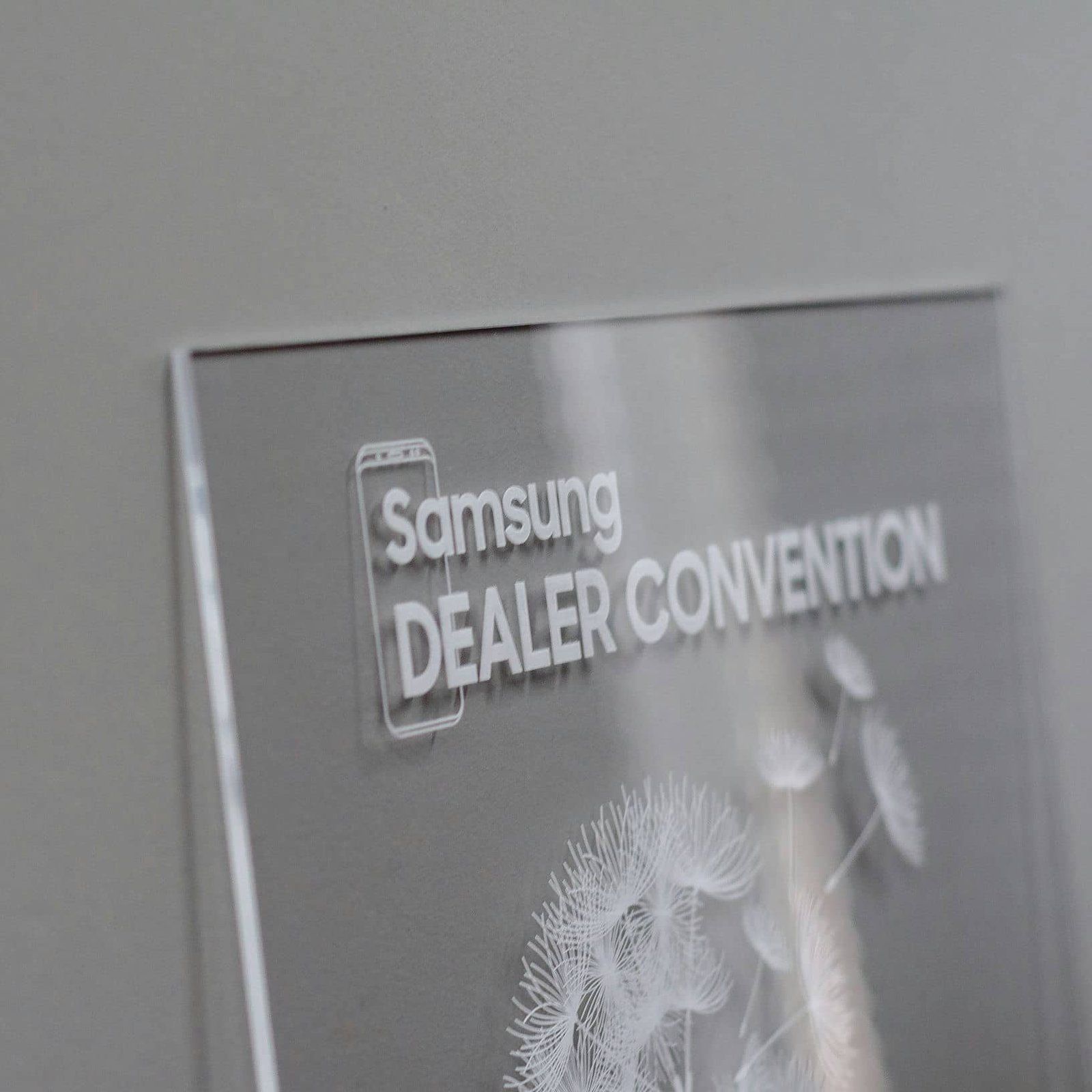 Metacrilato para evento de SAMSUNG, IDEÁTICA Madrid