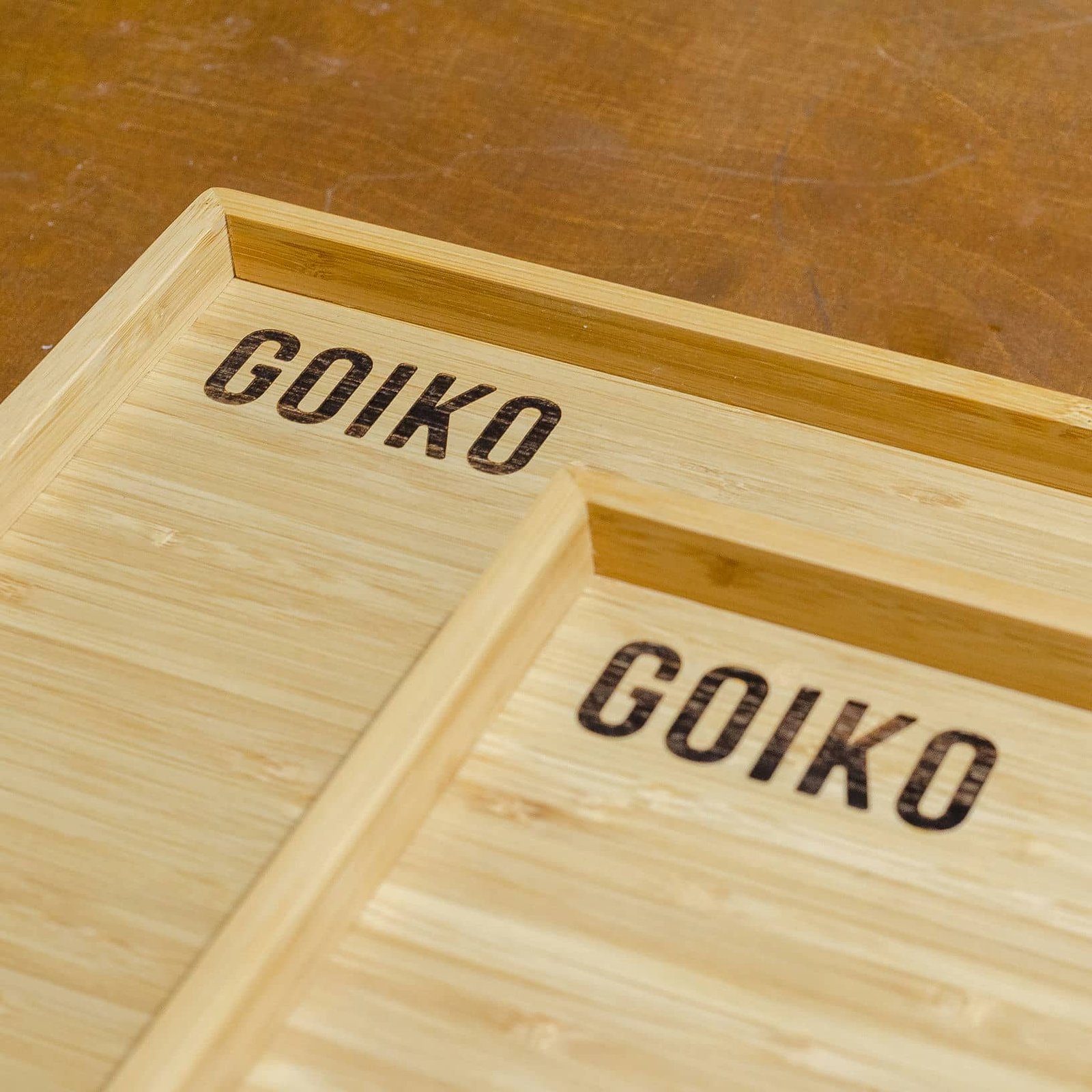 Personalización de bandejas para GOIKO, trabajo de IDEÁTICA