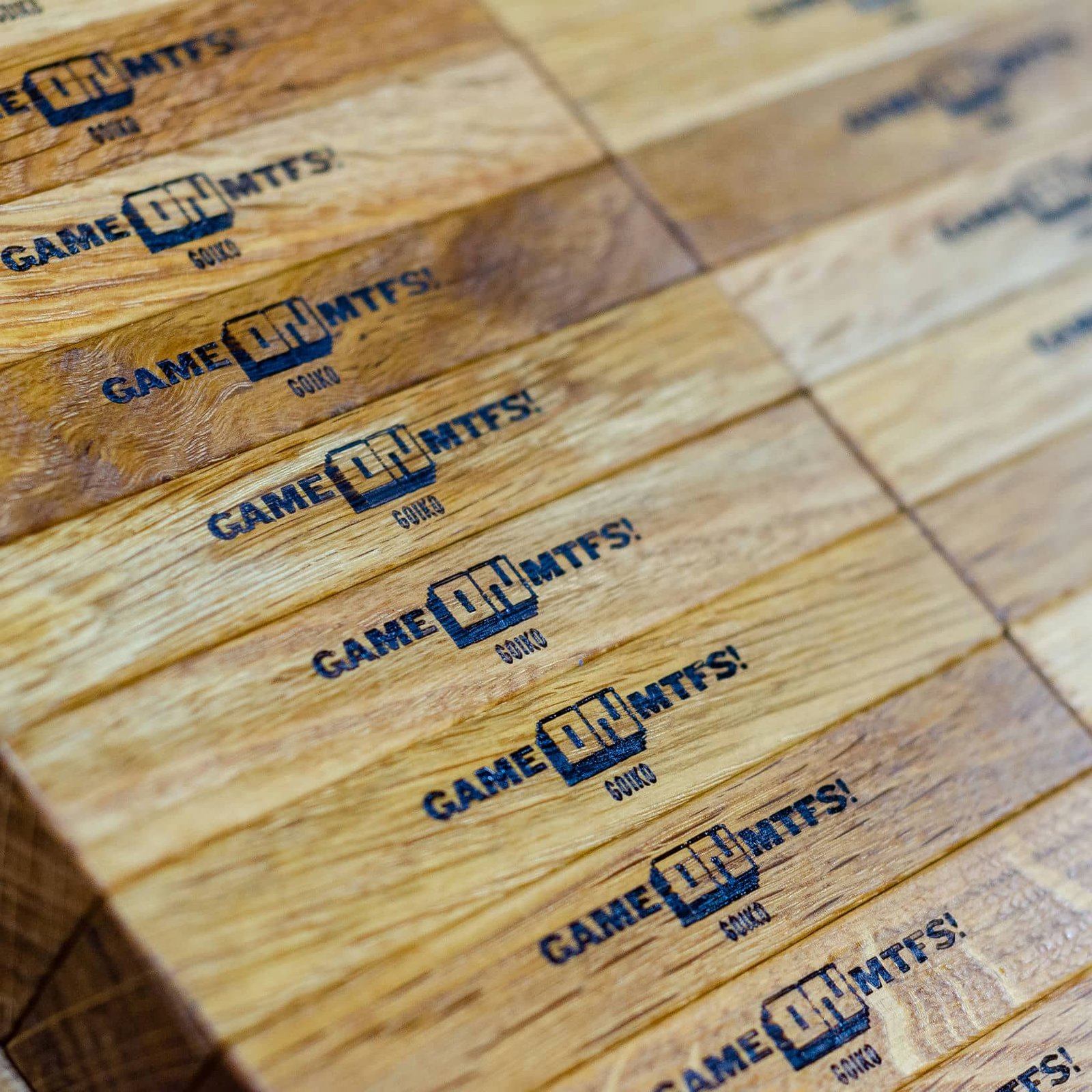 Bases de madera para trofeos de evento de GOIKO, trabajo de IDEÁTICA