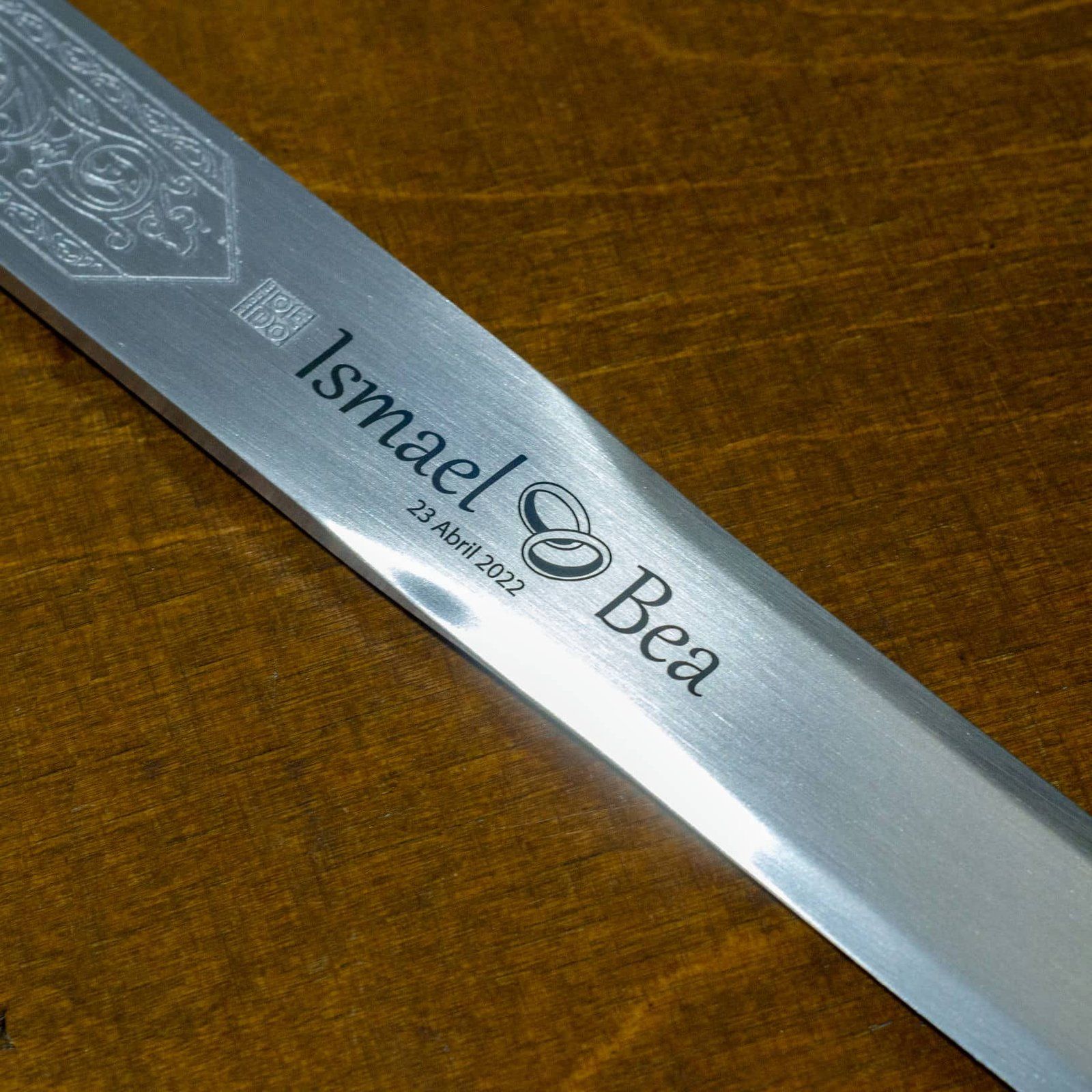 Personalización de espadas para MÁS QUE ESPADAS, IDEÁTICA Madrid