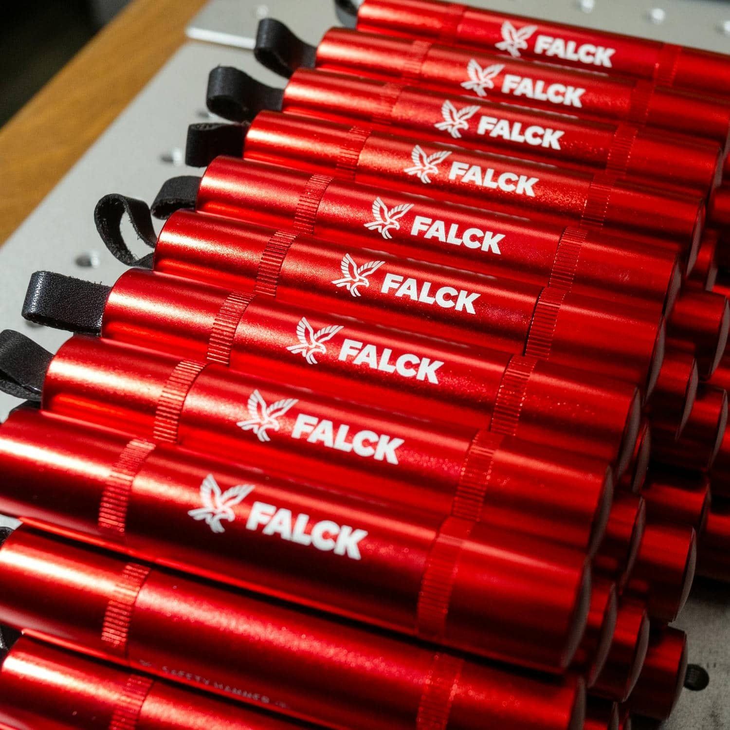 Personalización de regalo promocional para FALCK, IDEÁTICA Madrid