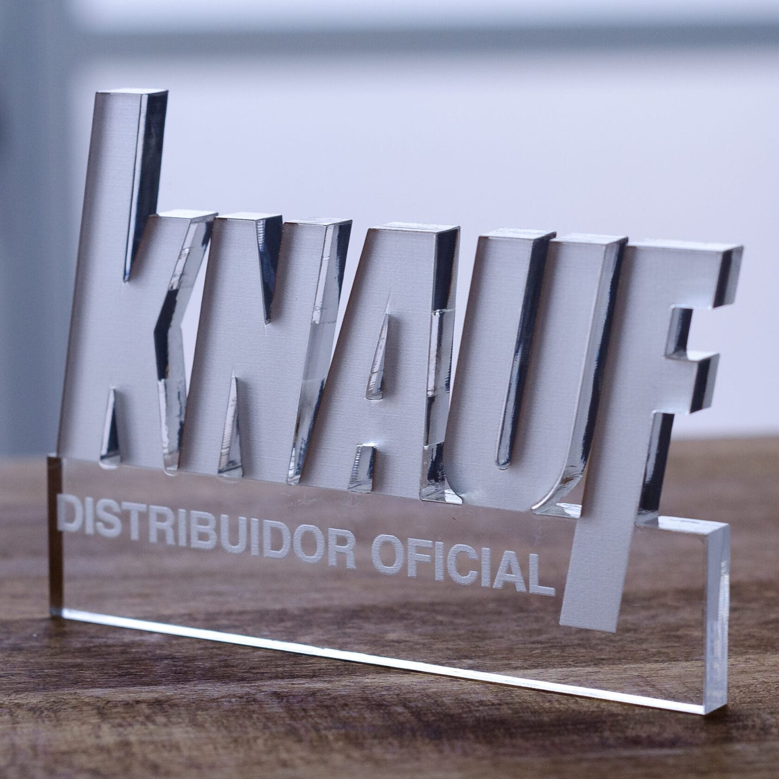 Rótulo KNAUF, trabajo de IDEÁTICA