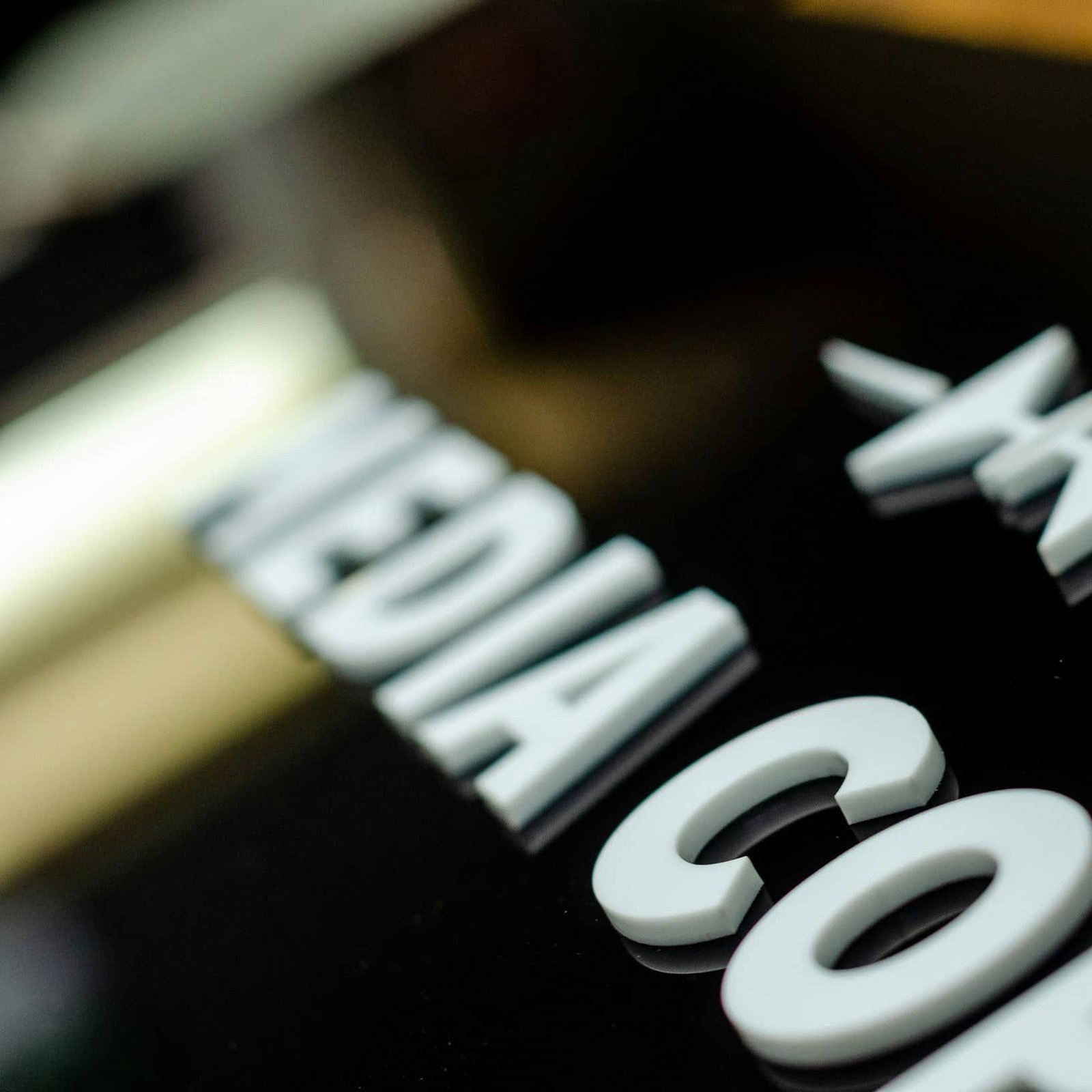Rótulo para barra de evento de DIAGEO, trabajo de IDEÁTICA