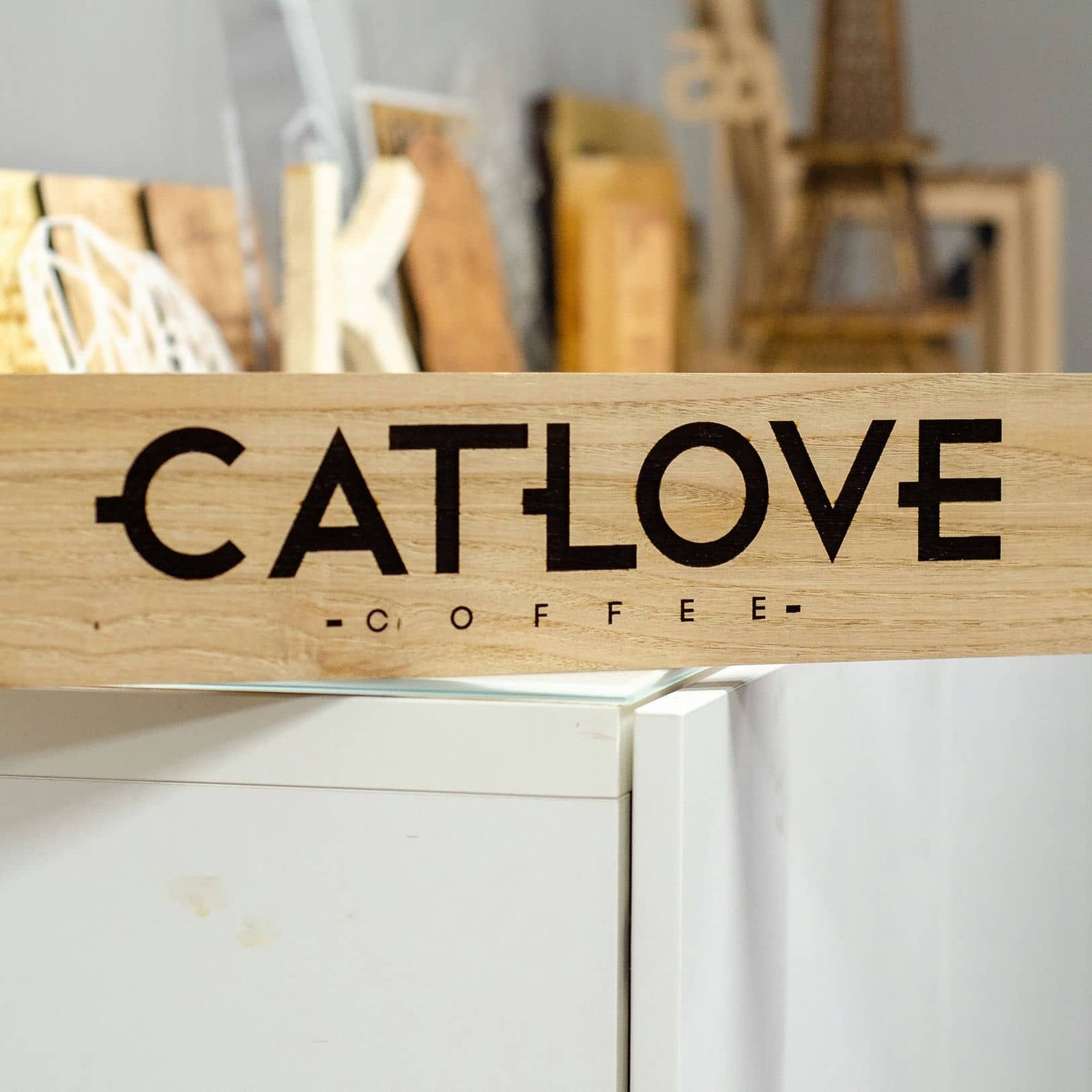 Rótulo para local CAT LOVE, trabajo de IDEÁTICA