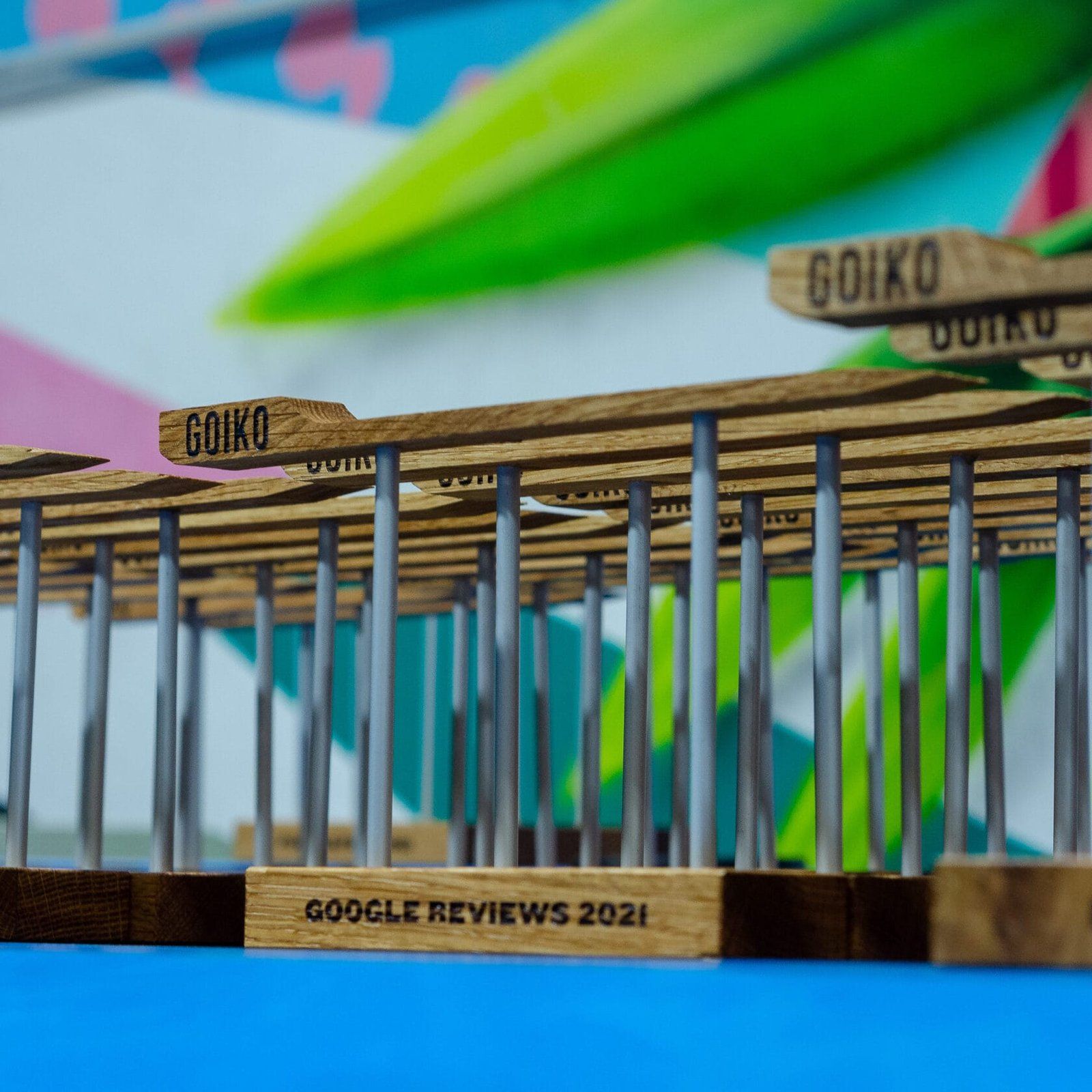 Trofeos corporativos para restaurantes GOIKO, IDEÁTICA Madrid