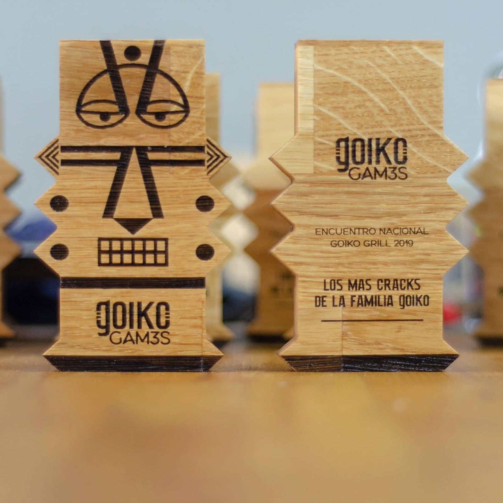 Trofeos para evento corporativo de GOIKO, IDEÁTICA Madrid