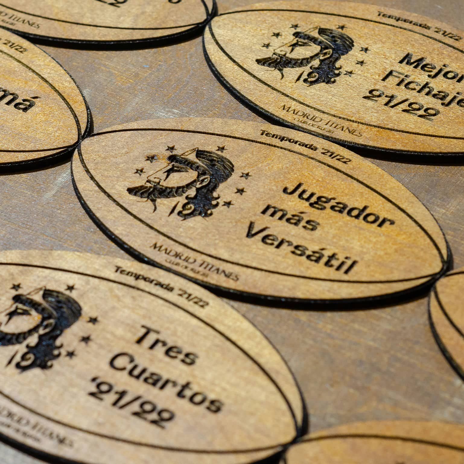 Trofeos para MADRID TITANES, IDEÁTICA Madrid