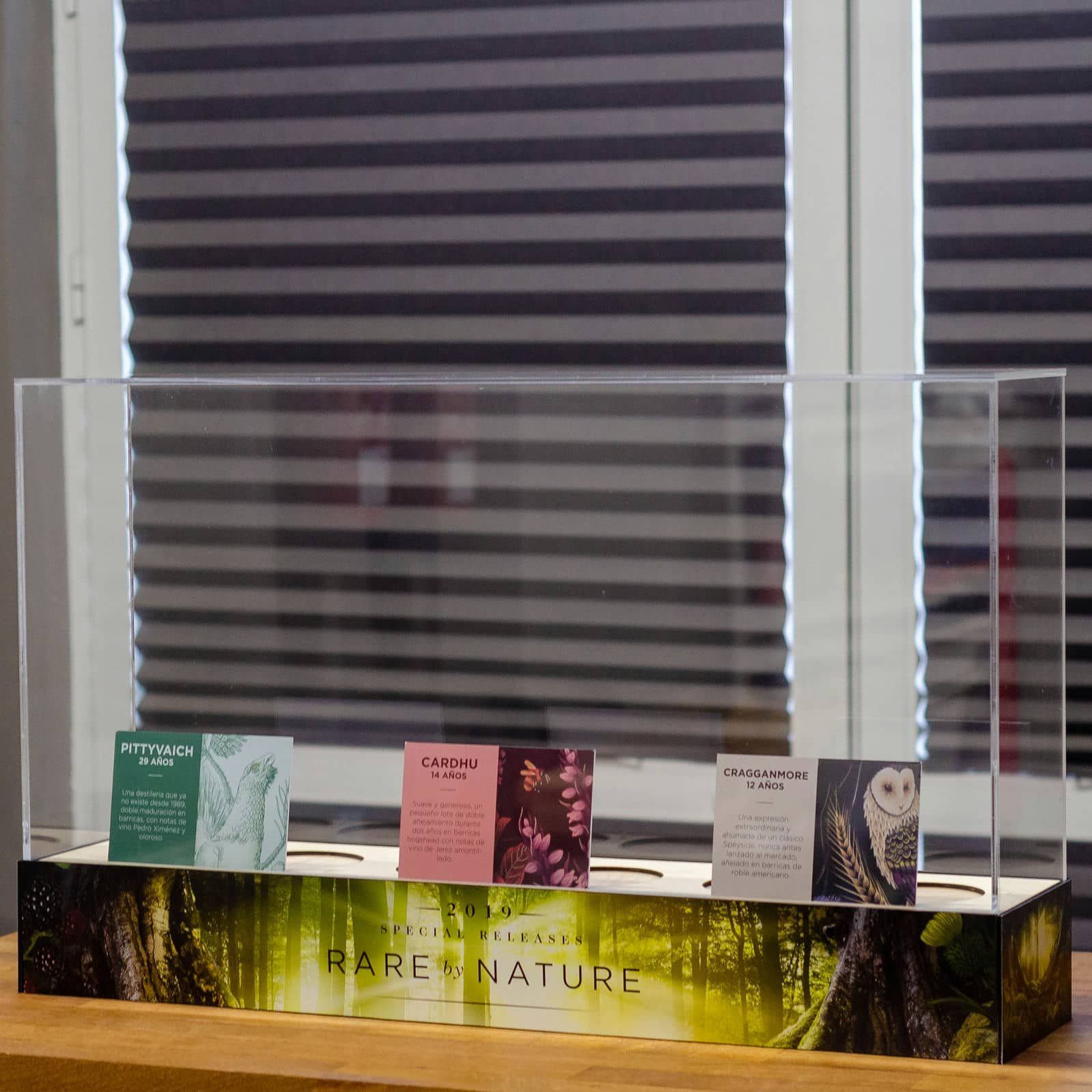 Vitrina para punto de venta de marcas premium de DIAGEO, IDEÁTICA Madrid
